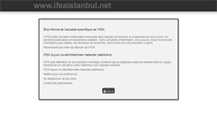 Desktop Screenshot of ifeaistanbul.net